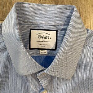 Charles Tyrwhitt Non-Iron Extra Slim Fit Dress Shirt (16/33 inches)